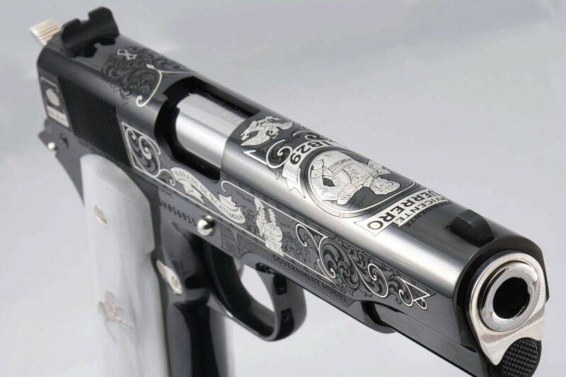 MEXICAN WAR Of INDEPENDENCE - LA PATRIA EL PRIMERO - Colt 1911 .38 Sup - Image 5