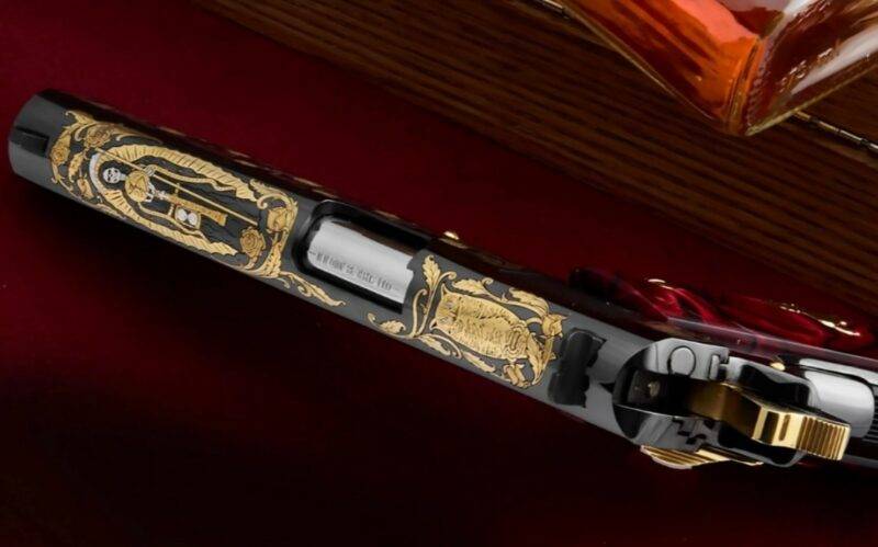 SANTA MUERTE, HOLY DEATH, DAY OF THE DEAD - Colt 1911 .38 Sup - Image 2
