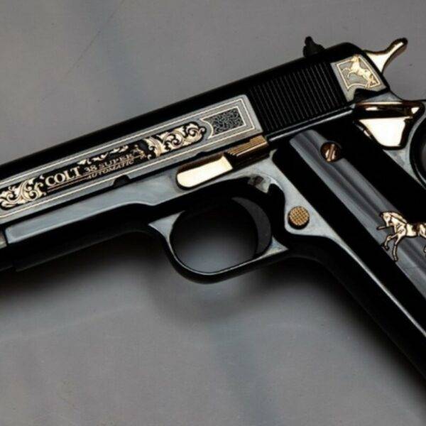 TALO EXCLUSIVE OSCURO Y ORO - Colt 1911 .38 Sup