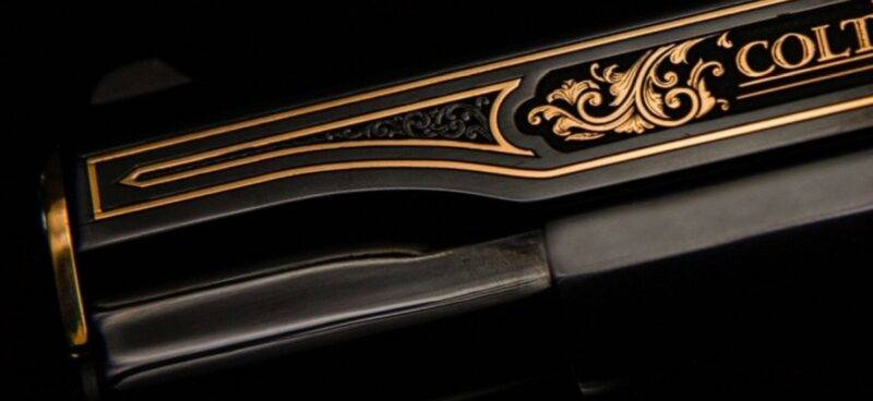 TALO EXCLUSIVE OSCURO Y ORO - Colt 1911 .38 Sup - Image 4