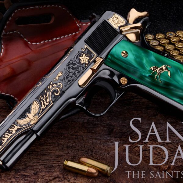 Colt-1911-38-Super-Bandera-Zapata-Pancho-Villa-Cinco-De-Mayo-Guadalupe-San-Judas