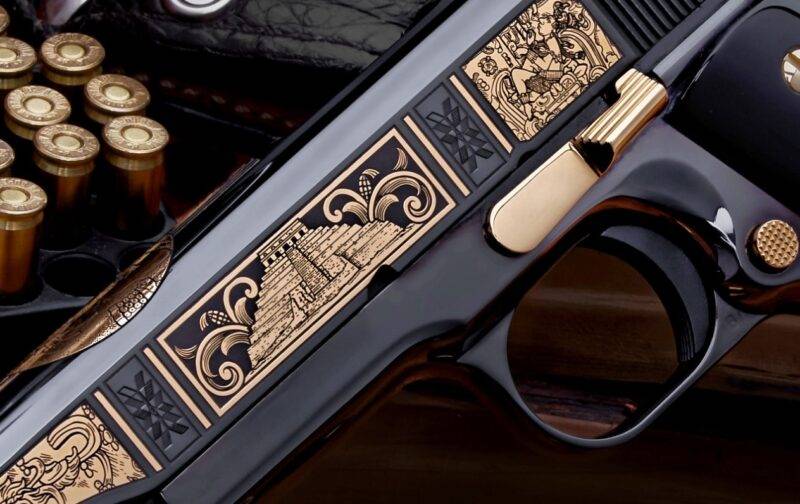 MAYAN EMPIRE – PAKAL - Striking Firearms: Custom Engraved